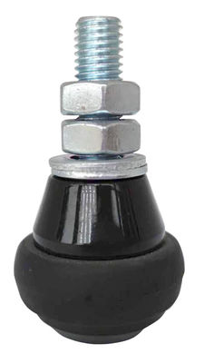 43MM 30MM M12 स्लाइडिंग गेट नायलॉन गाइड रोलर ब्लैक