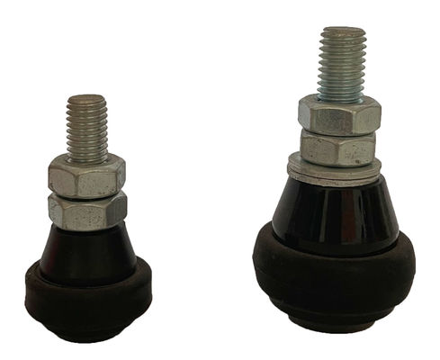 43MM 30MM M12 स्लाइडिंग गेट नायलॉन गाइड रोलर ब्लैक