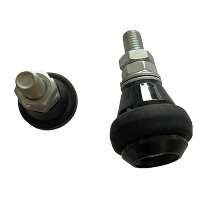 43MM 30MM M12 स्लाइडिंग गेट नायलॉन गाइड रोलर ब्लैक