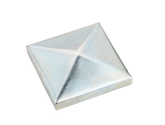 4.5in X 4.5in 7x7 8x8 4x4 स्क्वायर स्टील पोस्ट कैप्स प्लास्टिक कॉलम कवर