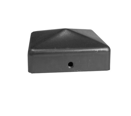 4.5in X 4.5in 7x7 8x8 4x4 स्क्वायर स्टील पोस्ट कैप्स प्लास्टिक कॉलम कवर