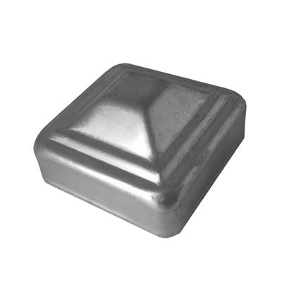 4.5in X 4.5in 7x7 8x8 4x4 स्क्वायर स्टील पोस्ट कैप्स प्लास्टिक कॉलम कवर