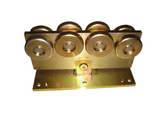 जिंक सिल्वर ऑटोमैटिक कैंटिलीवर स्लाइडिंग डोर रोलर कैरिज 8 व्हील्स 113mm . के साथ