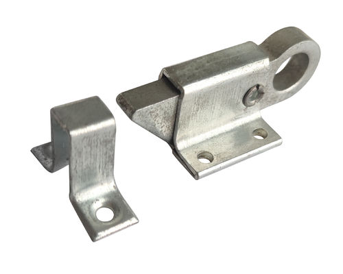 हैवी ड्यूटी ब्रास स्लाइडिंग डोर बोल्ट लॉक येलो व्हाइट जिंक 68mm