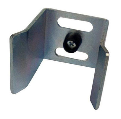स्लाइडिंग गेट रेल किट कैचर्स 54mm 108mm व्हाइट जिंक प्लेटेड स्टील