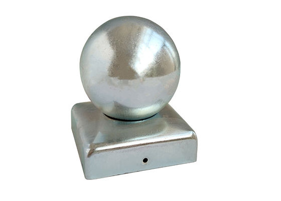 बाड़ के लिए 100x100 10cmx10cm फिनियल राउंड आयरन मेटल बॉल पोस्ट कैप्स